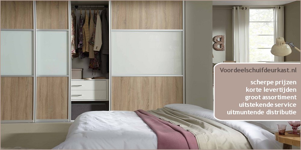 Schuifdeurkast met Raffito schuifdeuren